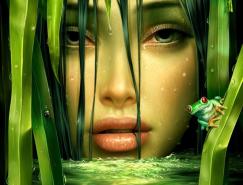 20张漂亮的女性人物插画