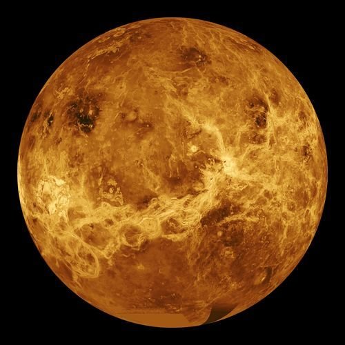 Space Photography - File:Venus globe.jpg