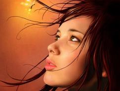 20张美丽的女性肖像插画