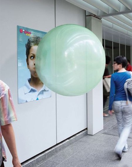 国外一组创意泡泡糖广告欣赏