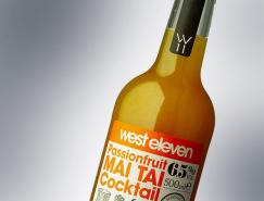 WestEleven雞尾酒瓶貼設計
