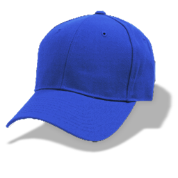 蓝色鸭舌帽