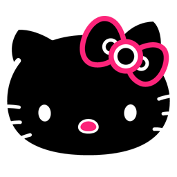 黑脸的Hello Kitty