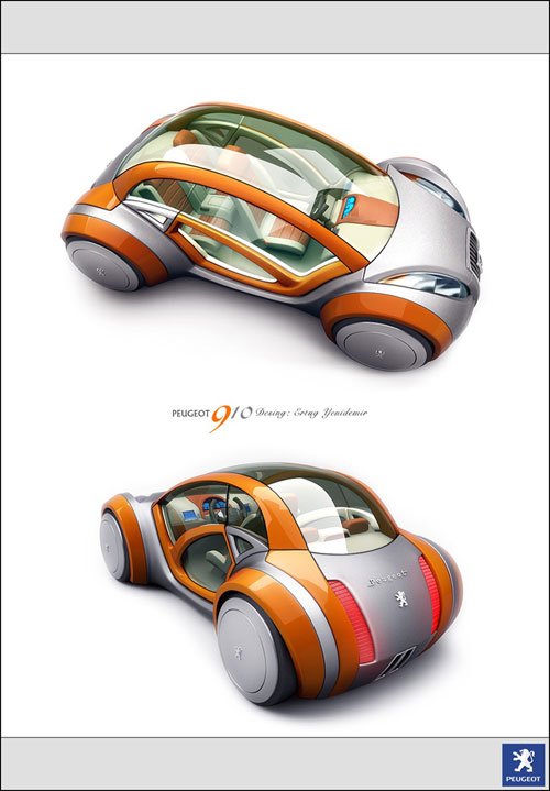 漂亮的3D概念汽车欣赏