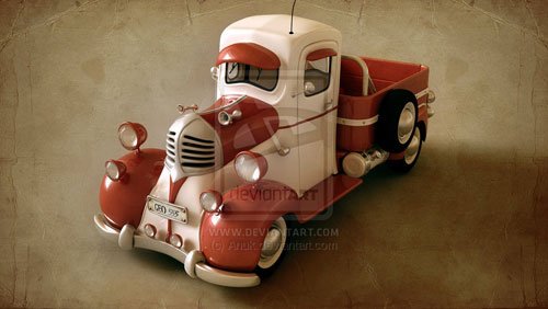 Old car 3D model