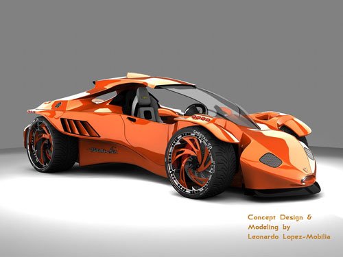 Mantiz Concept Car 3D model