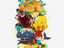 Zutto可爱的创意插画