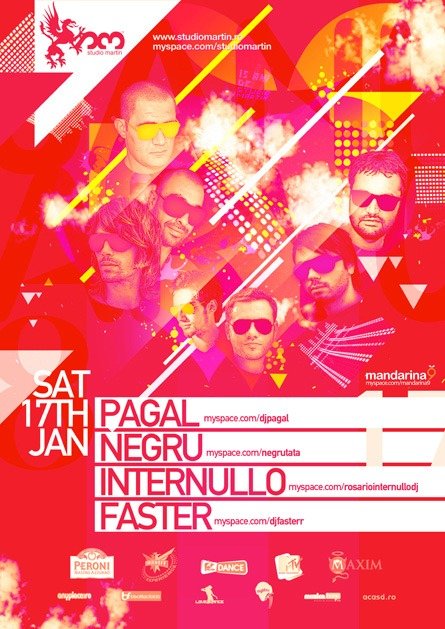 罗马尼亚nocturn音乐海报创意