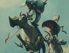 Denis&nbsp;Zilber独特风格的插画