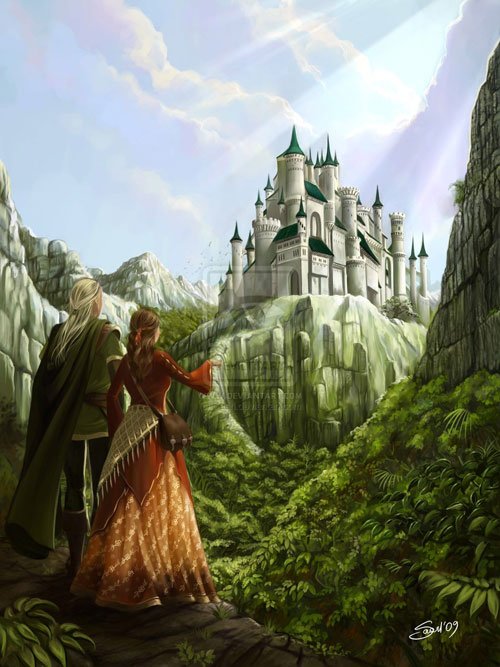 40张幻想世界城堡插画