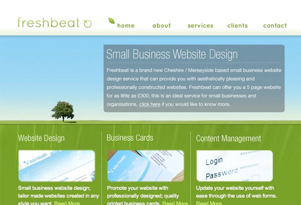 30个清新简洁的网站设计