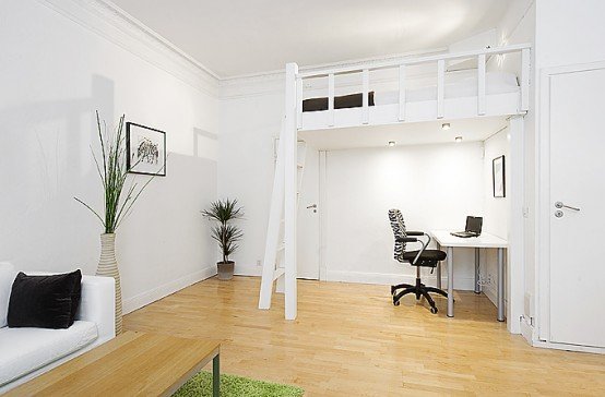 精巧设计的瑞典小户型公寓室内设计