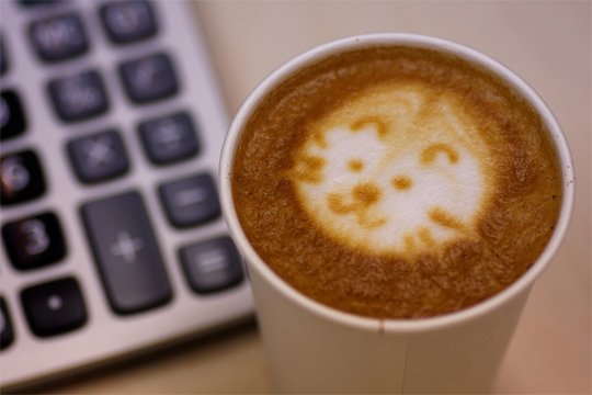 漂亮的图案：拿铁咖啡(Latte)艺术