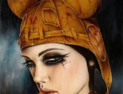 Brian&nbsp;Viveros颓废女性人物插画欣赏