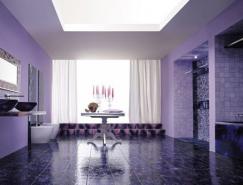 漂亮的紫色调室内设计欣赏