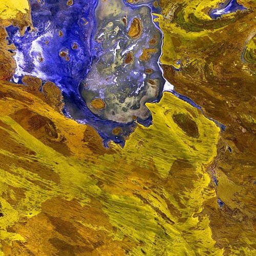 大自然的鬼斧神工: 壮阔的地球卫星照片