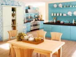 静谧之美:&nbsp;国外蓝色系厨房设计欣赏
