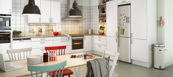 漂亮的斯堪的纳维亚风格厨房设计