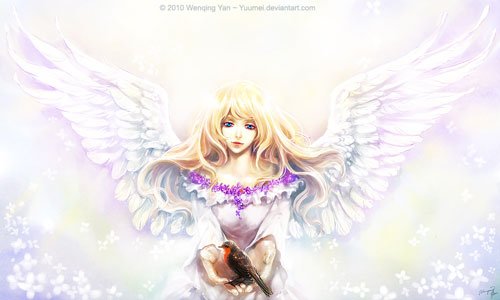58张极美的天使插画欣赏