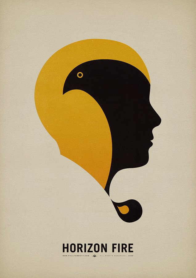 Paul Tebbott独特风格的海报设计