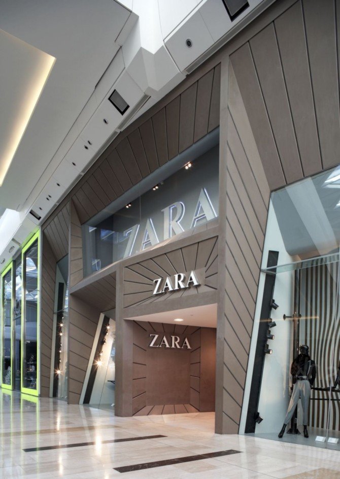时装连锁店Zara西田购物中心旗舰店