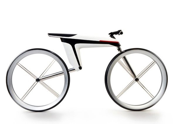 超酷的HMK 561碳纤维电力概念脚踏车