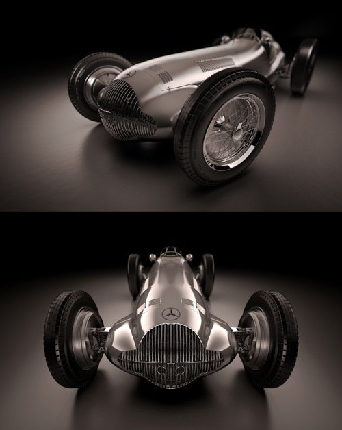 漂亮的3D车辆渲染