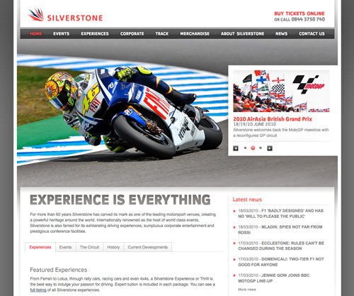 F1车队和赛道网站欣赏