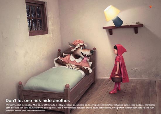 灵感来自童话故事的44个创意广告欣赏