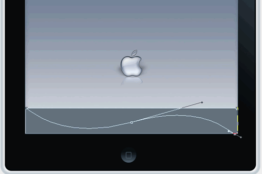 photoshop中绘制apple ipad