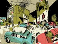 Josh&nbsp;Cochran插画艺术