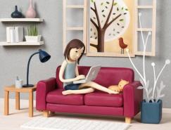 Irma&nbsp;Gruenholz粘土插画欣赏