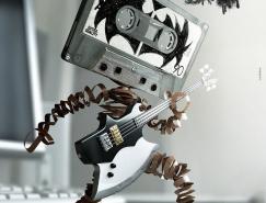 Kiss&nbsp;FM摇滚音乐电台创意海报设计