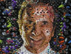 60张漂亮的马赛克肖像插画作品