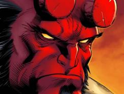 漫画人物地狱男爵(Hellboy)插画作品欣赏