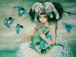 Camilla&nbsp;d’Errico女孩插画