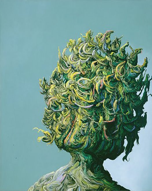 英国艺术家Glenn Brown绘画作品欣赏