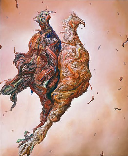 英国艺术家Glenn Brown绘画作品欣赏