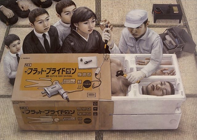 日本艺术家石田彻也(Tetsuya Ishida)超现实绘画作品