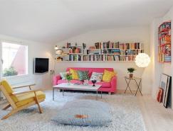 瑞典一套顶楼小公寓设计