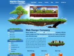 40个清新自然背景网站设计