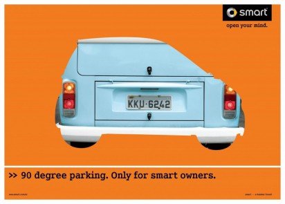 90度停车: SMART广告欣赏