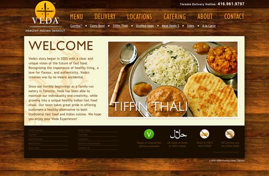 40个国外美味餐厅网站欣赏