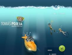 30个水为主题风格的网站设计