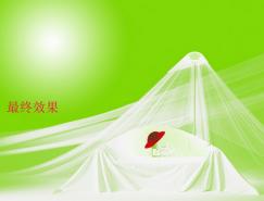 Photoshop抠图教程:抠出透明的薄纱