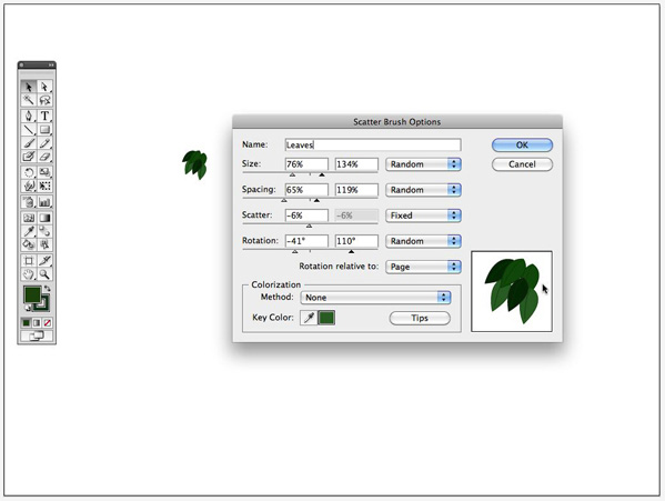 Illustrator CS4鼠绘教程:卡通绿叶子大树