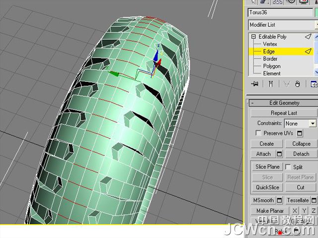 3ds MAX建模实例教程:制作汽车轮胎_webjx.com