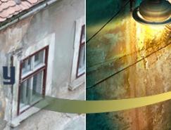 打造夜晚忧郁的街角场景