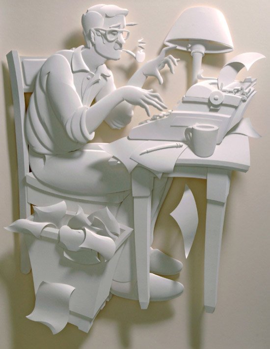 Jeff Nishinaka纸雕艺术