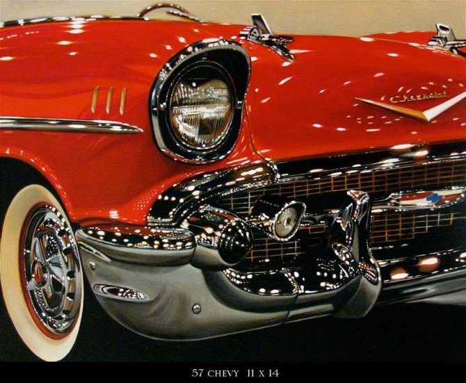 Cheryl Kelley漂亮的汽车插画设计
